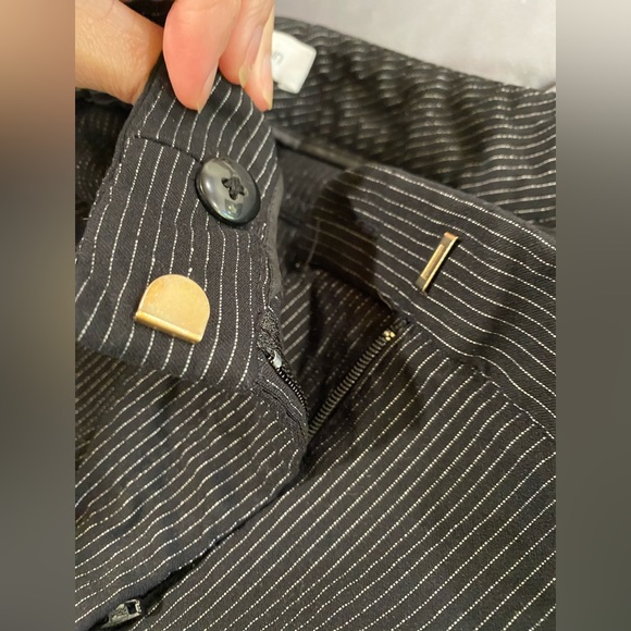 Calvin Klein skinny leg pinstripe trousers small/4 VGUC - Picture 9 of 13